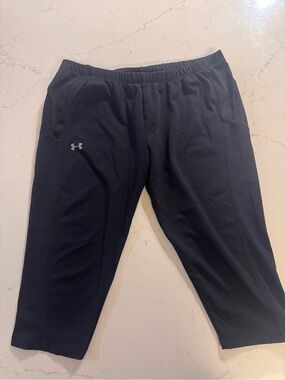 Women's Under Armour HeatGear Cropped Athletic Leggings L